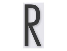 PICKUP Home 3D Stockholm - Teken - capital letter - 90 mm (height) - voor bevestiging op oppervlak - zelfklevend - acryl - grijs