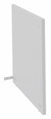 Joue de terminaison pour module de départ ou module suivant bas OLA H75,5 cm - blanc perle