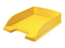 Leitz Plus - brieflade - voor A4 - geel
