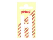 PICKUP LETTERING MONO Nobel - Zelfklevend etiket - voorgedrukt: H - mat wit
