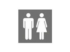 PICKUP Home - Teken - men / women - 90 x 90 mm - zelfklevend - acryl