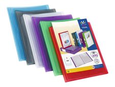 Viquel Propyglass - Porte vues personnalisable - 200 vues - A4 - disponible dans différentes couleurs