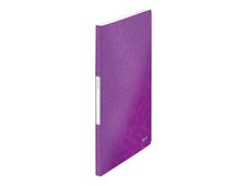 Leitz WOW - Porte vues - 20 vues - A4 - violet métallique