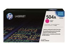 HP 504A - Magenta - origineel - LaserJet - tonercartridge (CE253A) - voor Color LaserJet CM3530 MFP, CM3530fs MFP, CP3525, CP3525dn, CP3525n, CP3525x