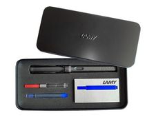 LAMY safari Gift Set - Stylo plume - bleu - 0.46 mm - fin