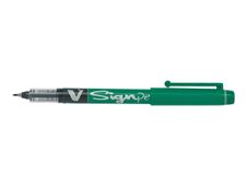 Pilot V Sign Pen - Fijnschrijver - groen - 0.6 mm - gemiddeld - pak van 12