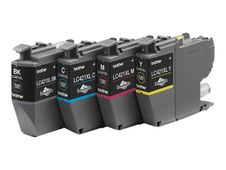 Brother LC421XL - pack de 4 - noir, jaune, cyan, magenta - cartouche d'encre originale