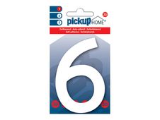 Pickup Home 3D Rio 100 - teken - nummer - 6 - 100 mm (hoogte) - acryl - wit