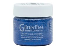 Angelus Glitterlites - verf - starlite blue - 29.5 ml