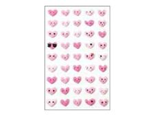 Maildor - 1 feuille gommettes Emoji cœur