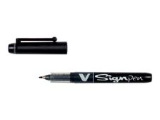 Pilot V Sign Pen - Fijnschrijver - zwart - 0.6 mm - gemiddeld
