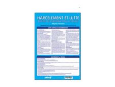 PICKUP - Veiligheidsaffiche - harassment and fight - 230 x 300 mm - te bevestigen aan wand - polystyreen