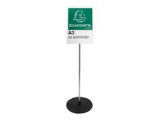 Exacompta Office Exascreen présentoir - pour A3 - noir, clair, aluminium