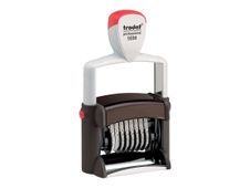 Trodat Professional 5558 - Tampon - auto-encreur - noir - nombre - 8 caractères - 5 mm - 40 mm de large