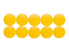 MAULsolid aimant - 2.4 x 0.8 cm - jaune (pack de 10)