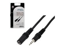 MCL Samar - Verlengkabel voor audio - stereo ministekker (V) naar stereo ministekker (M) - 2 m