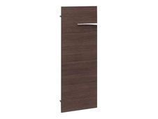Option porte pleine basse pour bibliothèque XENON - L44 x H112 x P2 - Chêne royal