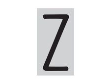 PICKUP deco Mila - Zelfklevend etiket - voorgedrukt: Z - zwart
