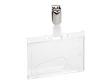 Durable - 20 Portes badge de nom à pince - 54 x 85 mm