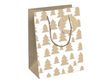 Clairefontaine Lovely Home Green Pocket - Sac cadeau blanc - 17 cm x 6 cm x 22 cm