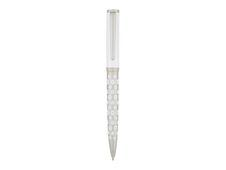 Oberthur Twist Miraflores - Stylo à bille - satin blanc