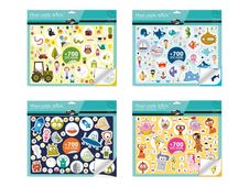 Maildor Maxi Book Stick' - zelfklevende decoratieset - 804 stuks - tuin - 8 vellen - assorti