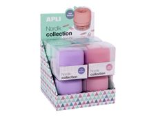 APLI Nordik Collection - paperclips - 28 mm - roze, smaragdgroen, mauve, turkooisblauw - pak van 8 x 50