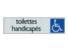 PICKUP Alulook - Teken - WC (voor gehandicapten) - 165 x 44 mm