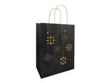 Créastyl Kraft Fantaisie - 50 Sacs cadeau kraft - 18 cm x 8 cm x 22 cm - blanc/snow