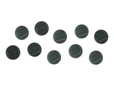 Nobo aimant - 3,8 cm de diamètre - noir (pack de 10)