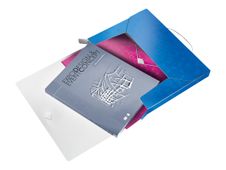 Leitz WOW - doosmap - voor A4 -capaciteit: 250 vellen - metallic blauw