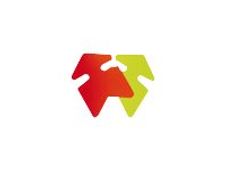 Apli Agipa - Karton - pijl - 240 x 320 mm - 10 vellen - fluorescerend geel, fluorescerend oranje - 780 g/m² - karton