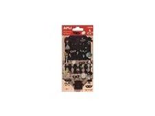 Apli - 1 feuille gommettes masque fête
