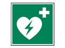 PICKUP - Teken - automated external defibrillator - 150 x 150 mm - zelfklevend - vinyl