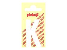 PICKUP LETTERING MONO Nobel - Zelfklevend etiket - voorgedrukt: K - mat wit