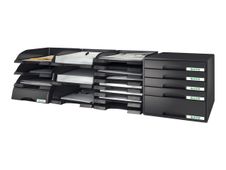 Leitz Plus - brieflade - voor A4 - zwart