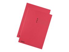 Esselte - map met vierkante uitsparing - A4 - rood (pak van 100)