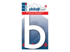 Pickup Home 3D Rio 100 - teken - kleine letter - B - 100 mm (hoogte) - acryl - wit
