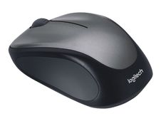 Logitech M235 - Muis - rechtshandig - optisch - draadloos - 2.4 GHz - USB draadloze ontvanger - grijs