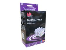 Cartouche compatible Brother LC125XL/LC127XL - pack de 4 - noir, cyan, magenta, jaune - Uprint