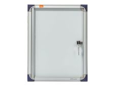 Nobo - Vitrine intérieure A4 (210 x 297 mm) - cadre aluminium fond métal