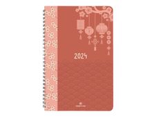 Oberthur Tokyo - weekagenda - 2024 - 160 x 240 mm - lanterns