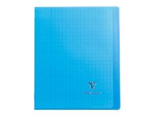 Clairefontaine Koverbook - Notitieboek - geniet - 170 x 220 mm - 24 vellen / 48 pagina's - Seyès - transparant, verkrijgbaar in verschillende kleuren - polypropyleen (PP)