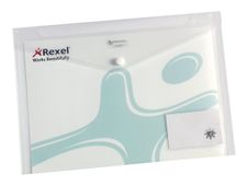Rexel - documentportefeuille - voor A4 -capaciteit: 100 vellen - transparant (pak van 5)
