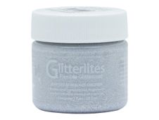 Angelus Glitterlites - verf - silver spark - 29.5 ml
