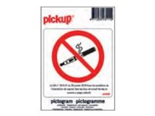 PICKUP - Teken - vaping prohibited - 100 x 100 mm - zelfklevend - vinyl