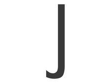 PICKUP Home 3D Stockholm - Teken - capital letter - 90 mm (height) - voor bevestiging op oppervlak - zelfklevend - acryl - grijs