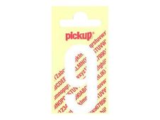 PICKUP LETTERING MONO Nobel - Zelfklevend etiket - voorgedrukt: 9 - mat wit
