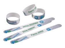 Avery - 50 bracelets indéchirables - 18 x 265 mm - blanc