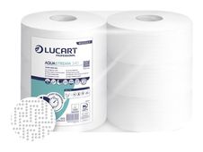 Lucart Professional AquaStream 340 - toiletpapier - 1300 vellen - rol - 340 m (pak van 6)